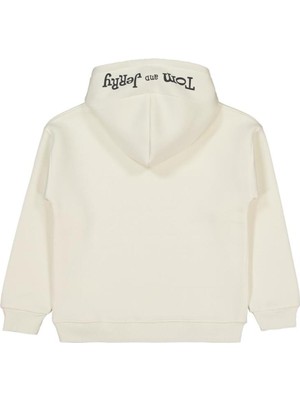 Tom And Jerry 10-13 Yaş Sweatshirt - Ekru
