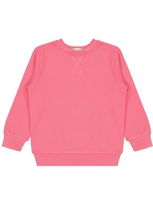 Civil Girls Düz 2-5 Yaş Sweatshirt - Pembe