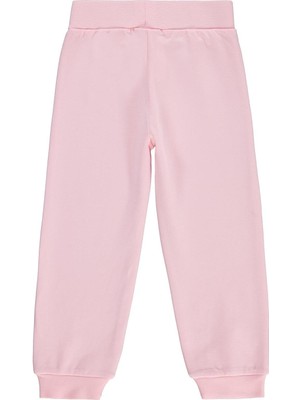 Civil Girls Rainbow Baskılı 2-5 Yaş Eşofman Altı - Pembe