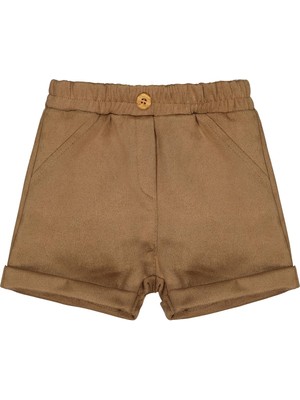 Civil Baby Süet 6-18 Ay Şort - Bej 12-18 Ay
