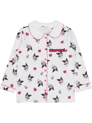Kuromi 10-13 Yaş Pijama Takımı - Ekru 11-12 Yaş