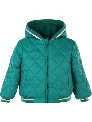 Civil Boys Ribanalı 2-5 Yaş Mont - Yeşil 4-5 Yaş