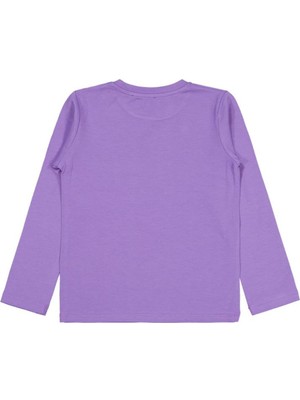 Civil Girls Basic 6-9 Yaş Sweatshirt - Lila