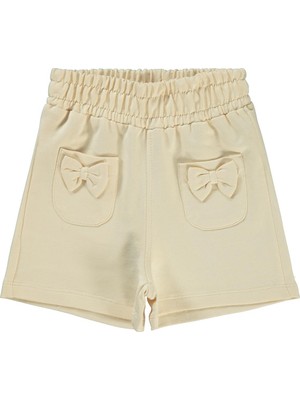Civil Girls Fiyonklu 2-5 Yaş Şort - Bej 2-3 Yaş