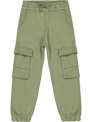 Civil Boys Çift Kargo Cepli 10-13 Yaş Eşofman Altı - Haki