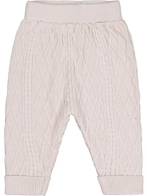 Civil Baby Örgülü Triko 6-18 Ay Eşofman Altı - Bej