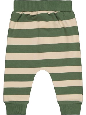 Civil Baby Kalın Çizgi Empirme 6-18 Ay Eşofman Altı - Haki