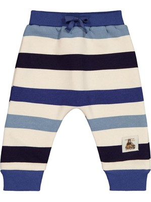 Civil Baby Çizgili 6-18 Ay Eşofman Altı - Mavi