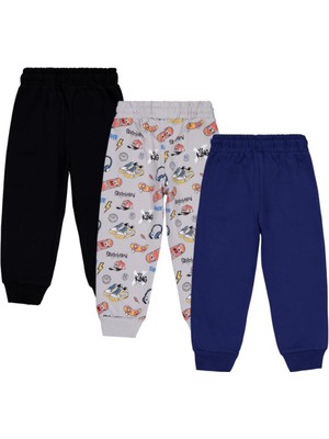 Civil Boys Skaterboard Baskılı 3'lü Set 2-5 Yaş Eşofman Altı - Standart