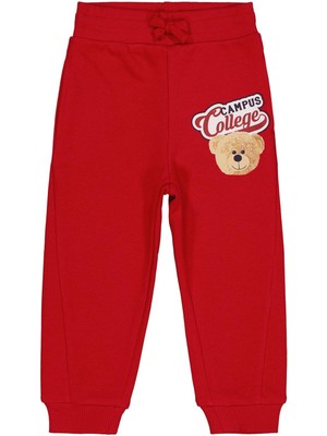 Civil Boys Campus College Baskılı 2-5 Yaş Eşofman Altı - Kırmızı