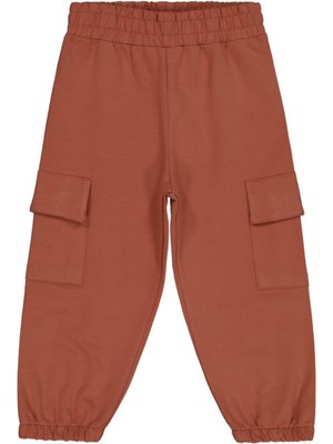 Civil Boys Kargo Cepli 2-5 Yaş Eşofman Alt - Turuncu