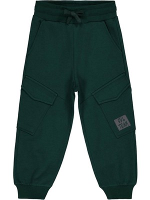 Civil Boys Kargo Cepli Etiketli 2-5 Yaş Eşofman Altı - Yeşil