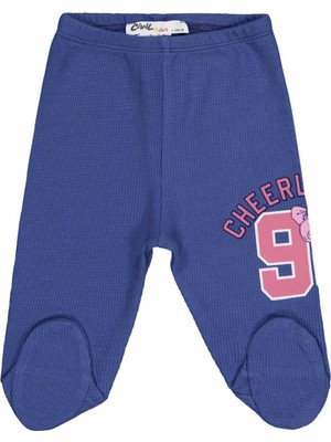 Civil Baby 96 Baskılı 1-9 Ay Tek Alt Bebe - Mavi