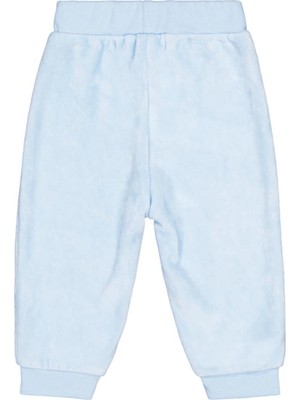 Civil Baby Ayakkabı Nakışlı 6-18 Ay Tek Alt Bebe - Mavi