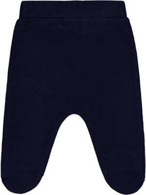 Civil Baby M Baskılı 1-9 Ay Tek Alt Bebe - Lacivert