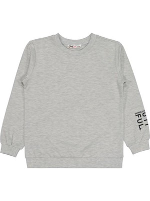 Civil Girls Basic 6-9 Yaş Sweatshirt - Ekru