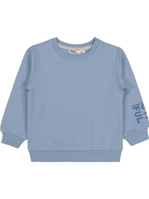 Civil Girls Basic 2-5 Yaş Sweatshirt - Mavi