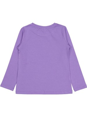 Civil Girls Anime Baskılı 6-9 Yaş Sweatshirt - Lila