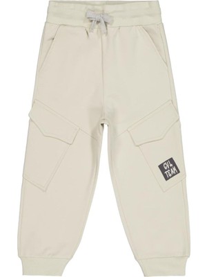 Civil Boys Kargo Cepli Etiketli 2-5 Yaş Eşofman Altı - Bej