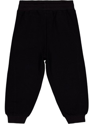 Civil Boys Cvl Team Etiketli 2-5 Yaş Eşofman Altı - Siyah