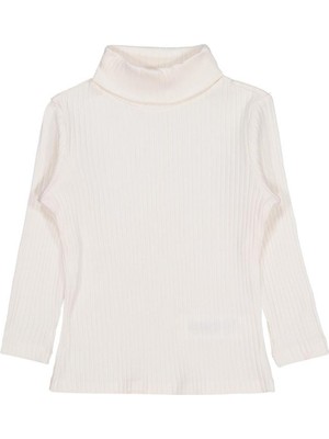 Civil Girls Boğazlı 2-5 Yaş Sweatshirt - Ekru