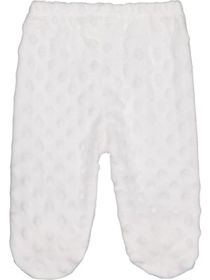 Mini Damla Topçikli 1-6 Ay Tek Alt Bebe - Ekru