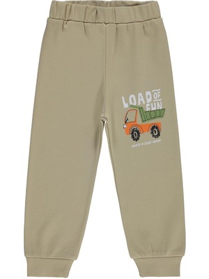 Civil Boys Load Baskılı 2-5 Yaş Eşofman Altı - Bej