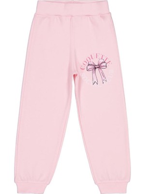 Civil Girls Civil Kız Çocuk Eşofman Altı 2-5 Yaş Pembe 2 İplik Kumaş Normal Paça Özellikli Sezonluk