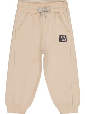 Civil Boys Cvl Team Etiketli 2-5 Yaş Eşofman Altı - Bej