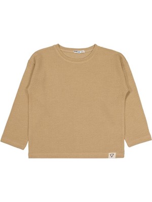 Civil Boys Jakarlı Basic 10-13 Yaş Sweatshirt - Bej