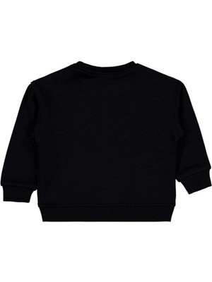 Civil Girls Fiyonklu 2-5 Yaş Sweatshirt - Siyah
