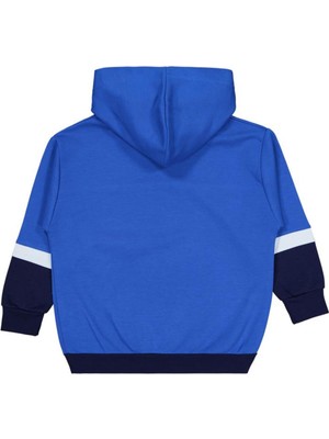 Civil Boys Go Wıth Baskılı 6-9 Yaş Sweatshirt - Mavi