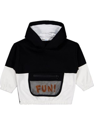 Civil Boys Fun Baskılı 2-5 Yaş Sweatshirt - Siyah