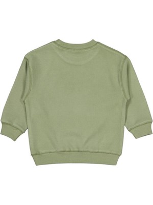 Civil Boys Karyoka Dikişli 2-5 Yaş Sweatshirt - Haki