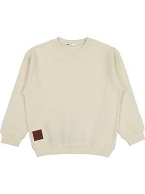 Civil Boys Karyoka Dikişli 6-9 Yaş Sweatshirt - Bej