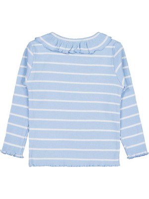 Civil Girls Çizgili 2-5 Yaş Sweatshirt - Mavi