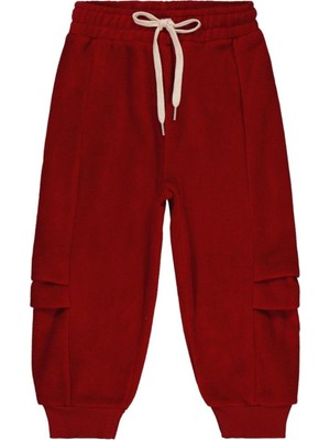 Civil Boys Parçalı Polar 2-5 Yaş Eşofman Altı - Bordo