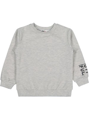 Civil Girls Basic 2-5 Yaş Sweatshirt - Ekru