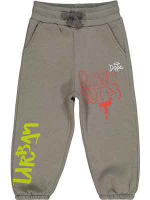 Civil Boys Urban Baskılı 2-5 Yaş Eşofman Altı - Haki