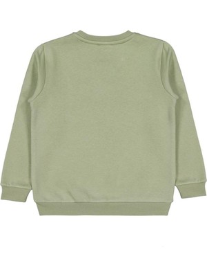 Civil Boys Backsıde Baskılı 10-13 Yaş Sweatshirt - Haki