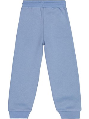 Civil Girls Çiçek Nakışlı 2-5 Yaş Eşofman Altı - Mavi