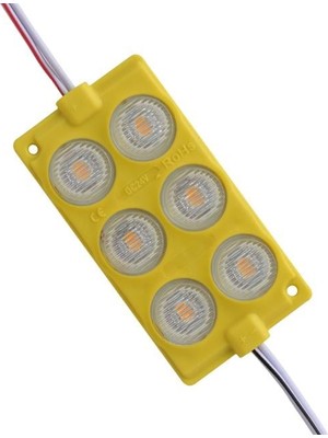 24 Volt 3 Watt Sarı 3030 Modül LED 75*40