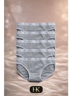 HK Underwear 5'li Gri Bikini Model Külot