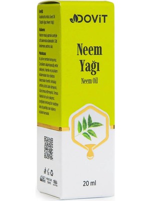 Dovit Neem (Tesbih Ağacı) Yağı 20 ml