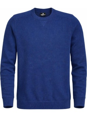 Plus Scorpion Erkek  Triko Kazak – Bisiklet Yaka, Regular Fit, Dört Mevsim