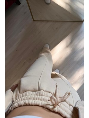 Neşeli Butik Kadın Oversize 3 Iplik Cepli Eşofman Takımı NM029