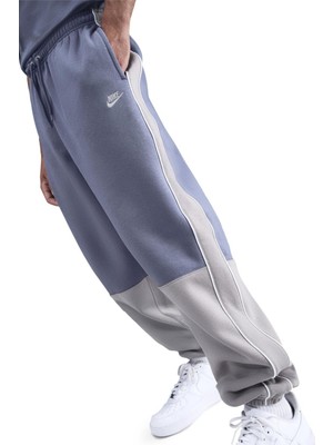 Nike Clup Fleece Brushed Cuf Erkek Bol Kesim Spor Eşofman Altı