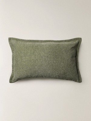 Minihol Seren Dikdörtgen Yeşil Kırlent Kılıfı (35 x 55 Cm)