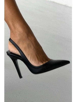 Ayakkabı Prensi Monica Siyah Mat 10 cm Kadın Stiletto, Topuklu Ayakkabı