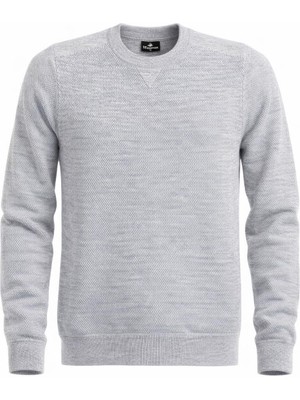 Plus Scorpion Erkek  Triko Kazak – Bisiklet Yaka, Regular Fit, Dört Mevsim